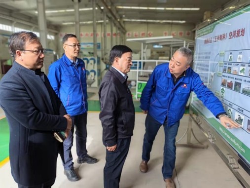 敦煌種業(yè)黨委書記、董事長(zhǎng)劉興斌等到奧凱種機(jī)、慶和農(nóng)業(yè)公司洽談交流